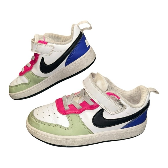 Nike Court Borough Low Recraft PS Pink Ultramarine Kids 9 Preschool DV5457-108 - Picture 2 of 8